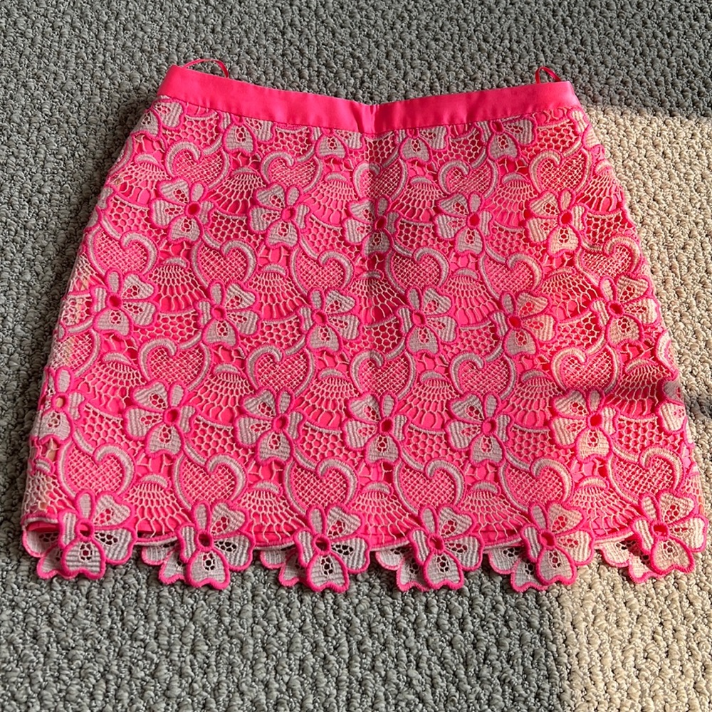 Emanuel Ungaro Paris pink skirt